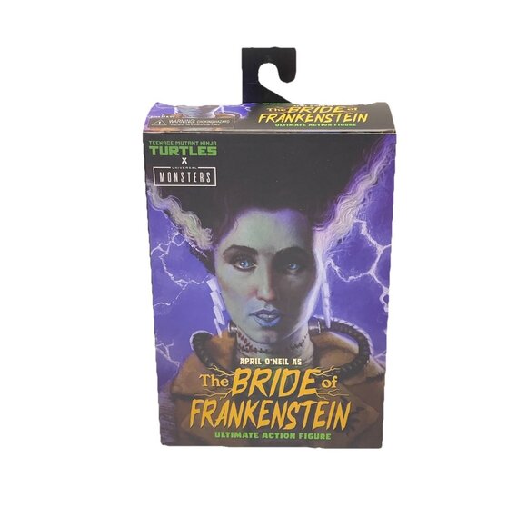 2022 NECA TMNT X Universal Monsters April O'Neil Bride Of Frankenstein Ultimate - Picture 1 of 14